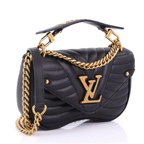 louis vuitton new wave chain bag quilted leather pm|Louis Vuitton new wave bag.